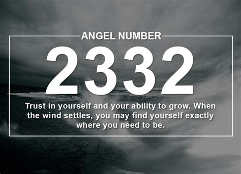 Angel Number 2332: What does it mean?