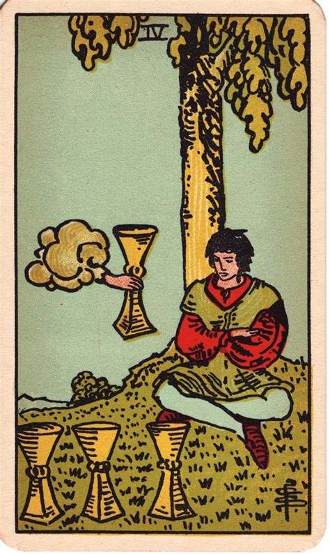 four of cups tarot card